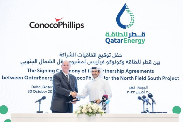 Read more about the article QatarEnergy names ConocoPhillips partner for LNG expansion project