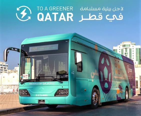 You are currently viewing E-buses prevent over 1.6mn kg CO2 emissions during first half of Qatar World Cup: Mowasalat